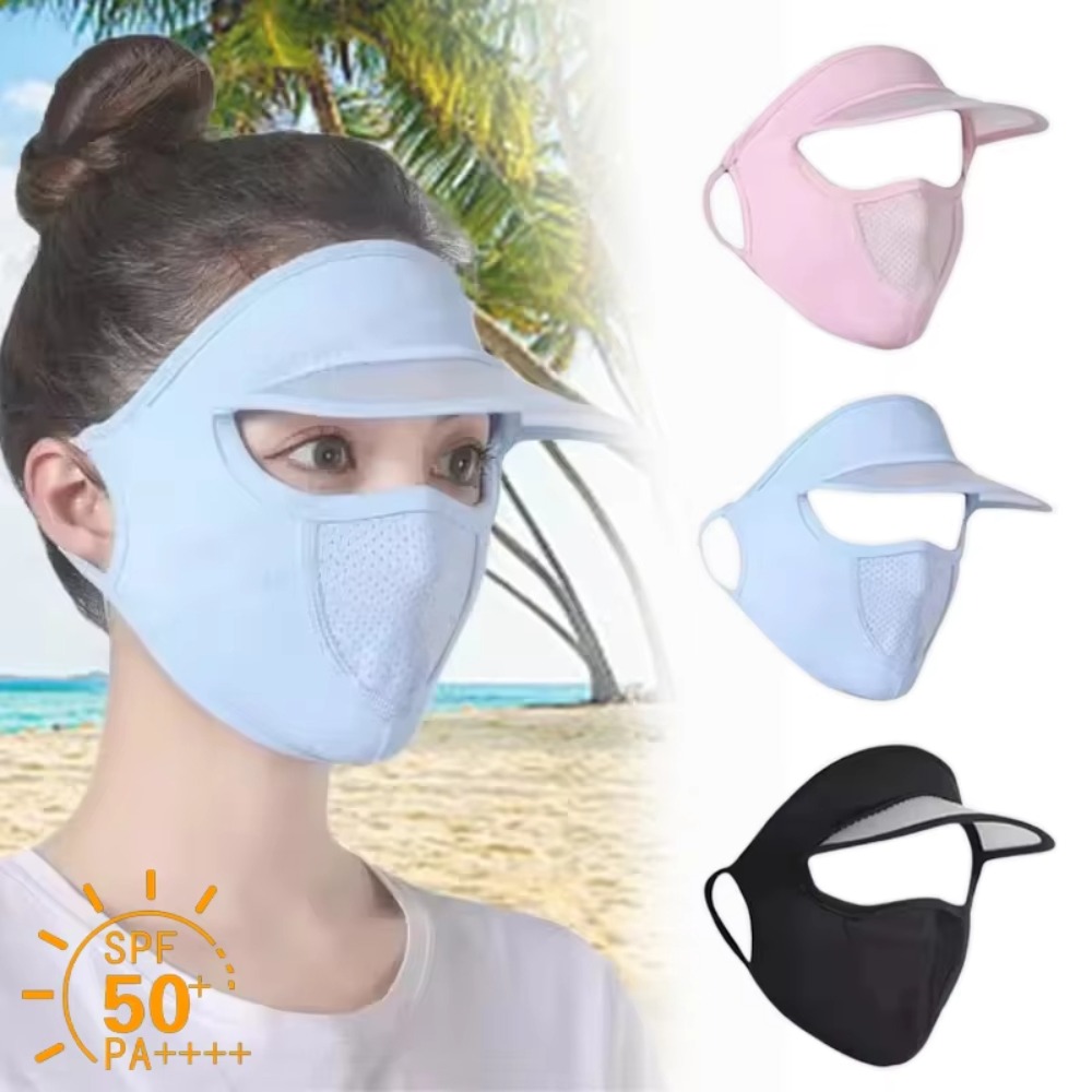 Headband Summer Knit - IJszijden masker voor buitenfietsen UV-bescherming Ademende