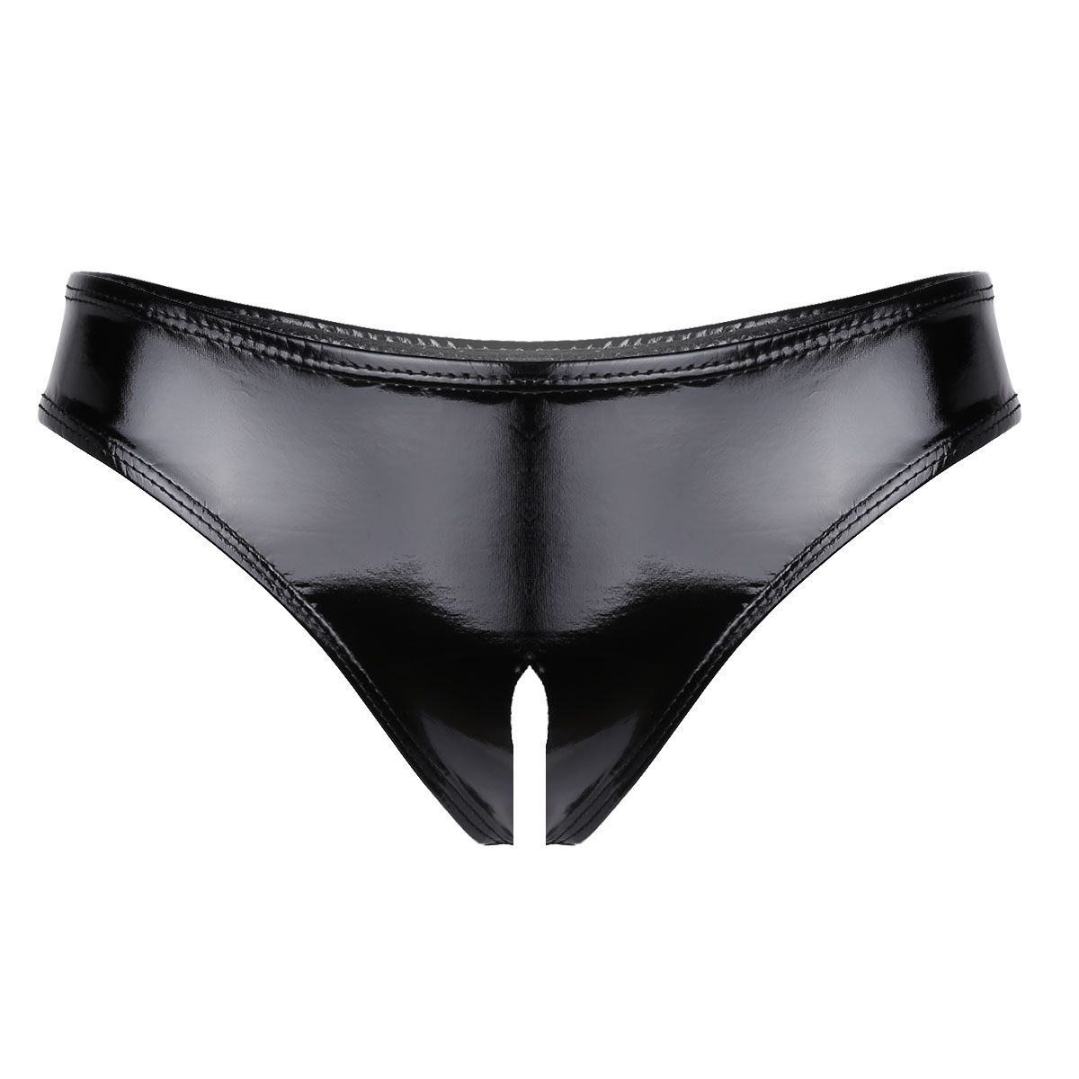 Dames Lakleer Lingerie Set Zwa - Bralette Triangle Set recensie en prijs