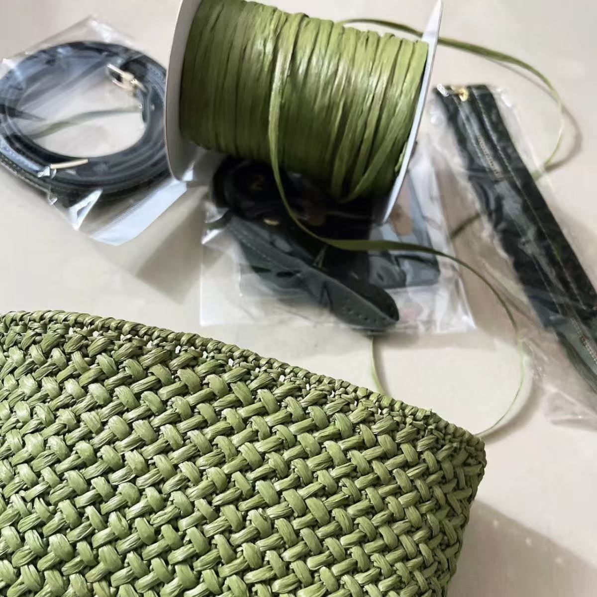 120g/roll Matte Raffia Gras Ge - Crochet Bag Raffia recensie en prijs