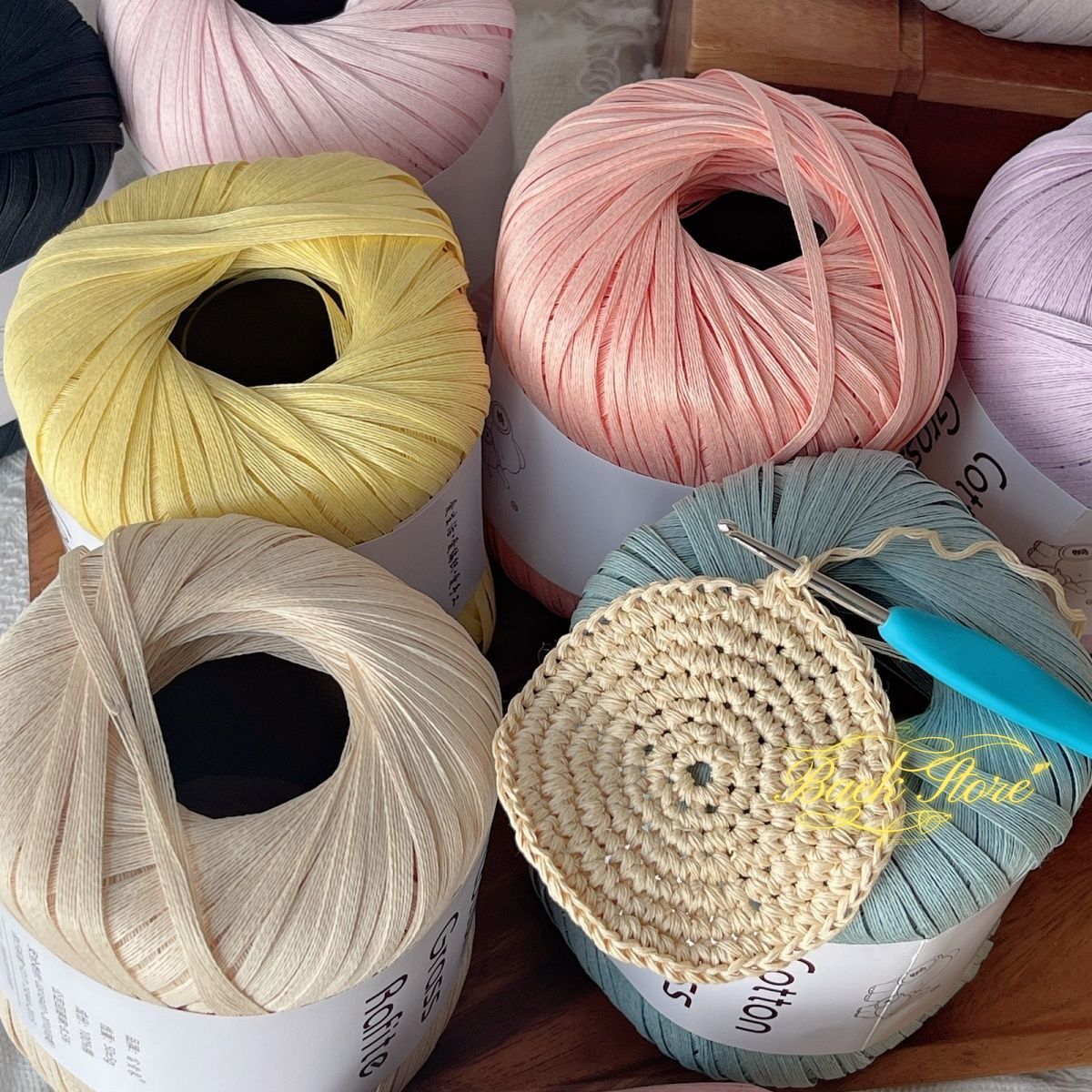 102M/roll Veelkleurige Raffia  - Crochet Bag Raffia recensie en prijs