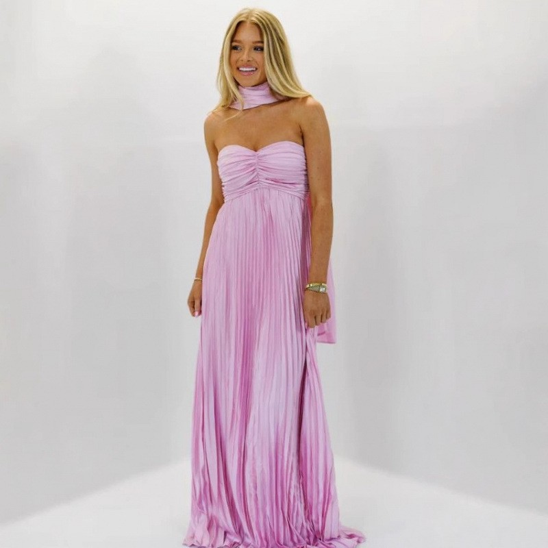 Bruiloftsgastjurk Elegant fees - Maxi Dress Halter recensie en prijs