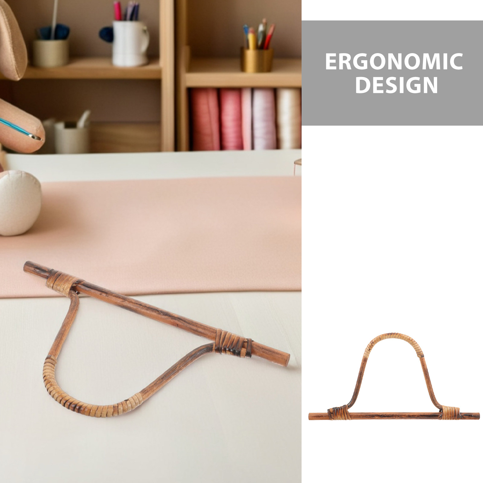 2 stuks houten tas handvatten  - Tote Bag Beach recensie en prijs