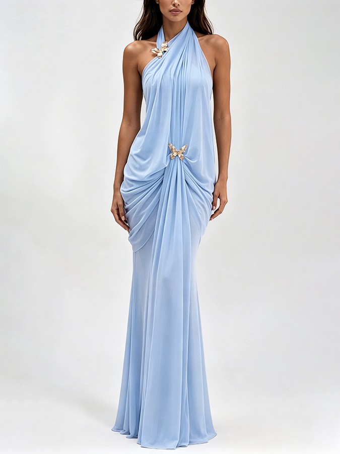 Elegante off-shoulder halterne - Maxi Dress Halter recensie en prijs